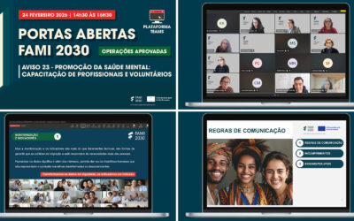 Sessão Portas Abertas do FAMI 2030 apoia arranque de projetos de saúde mental