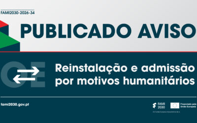FAMI 2030 abre aviso-convite para apoiar reinstalação e admissão por motivos humanitários