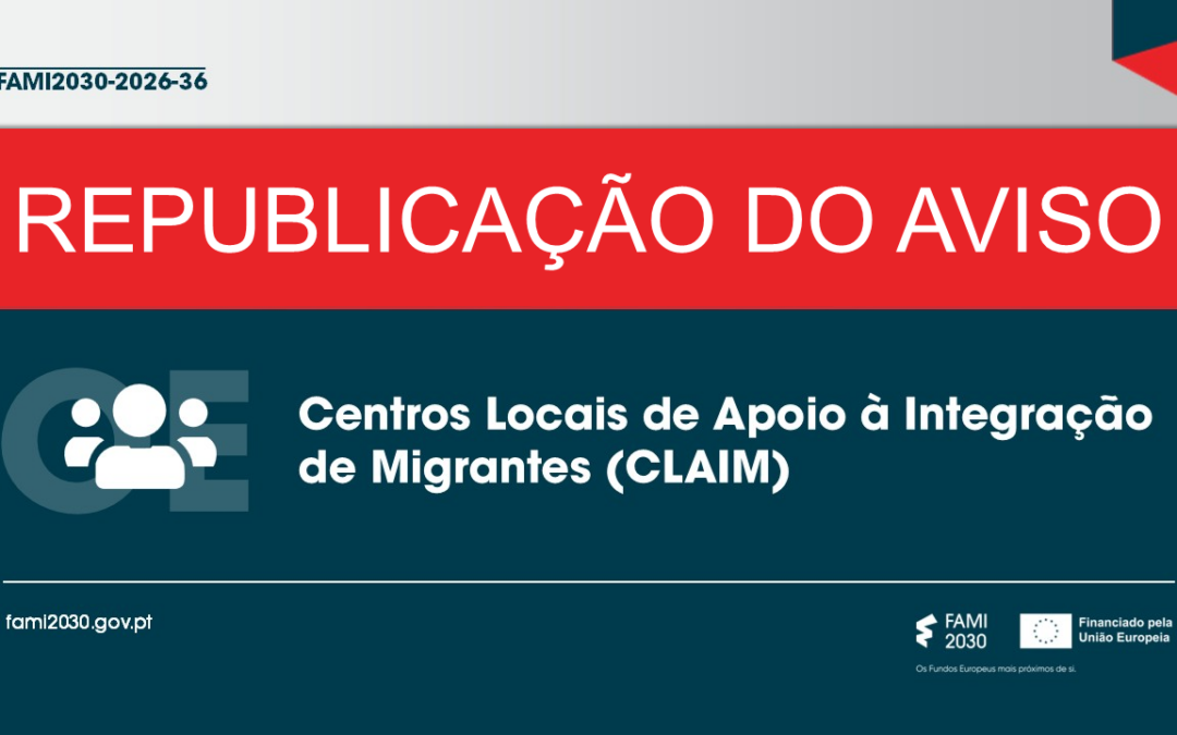FAMI 2030 republica aviso para os CLAIM e prolonga prazo até 12 de outubro